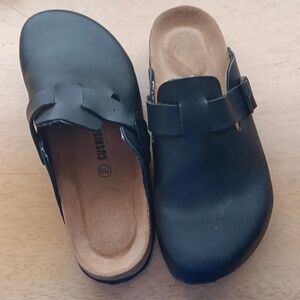 Womens Cushionaire Black Clog